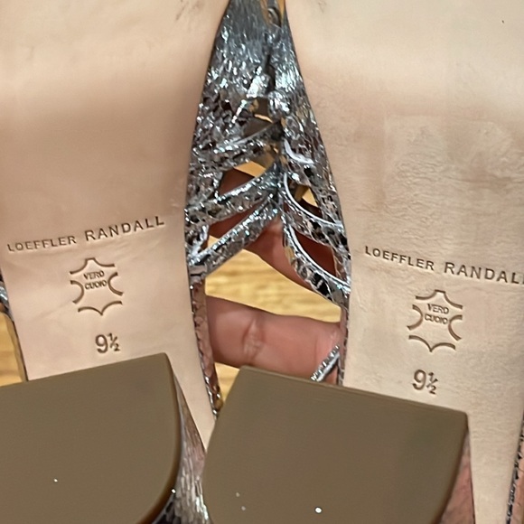 LOEFFLER RANDALL 
Rivka 115mm Leather Knot Platform Sandals - Picture 14 of 16